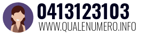 Numero di telefono 0413123103 0413123103