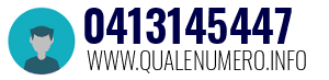 Numero di telefono 0413145447 0413145447