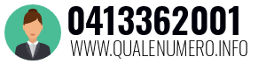 Numero di telefono 0413362001 0413362001