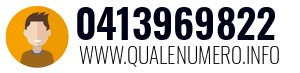 Numero di telefono 0413969822 0413969822