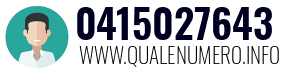 Numero di telefono 0415027643 0415027643