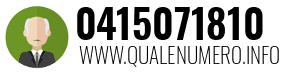 Numero di telefono 0415071810 0415071810