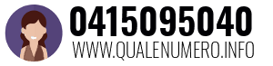Numero di telefono 0415095040 0415095040