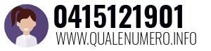 Numero di telefono 0415121901 0415121901