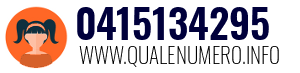 Numero di telefono 0415134295 0415134295