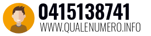 Numero di telefono 0415138741 0415138741