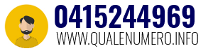 Numero di telefono 0415244969 0415244969