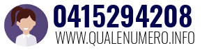 Numero di telefono 0415294208 0415294208