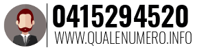 Numero di telefono 0415294520 0415294520