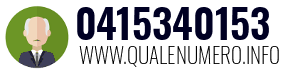 Numero di telefono 0415340153 0415340153
