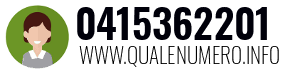 Numero di telefono 0415362201 0415362201
