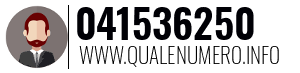 Numero di telefono 041536250 041536250