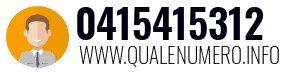 Numero di telefono 0415415312 0415415312