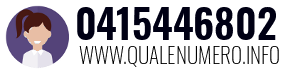 Numero di telefono 0415446802 0415446802