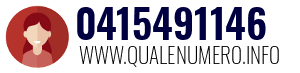 Numero di telefono 0415491146 0415491146