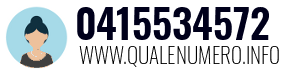 Numero di telefono 0415534572 0415534572