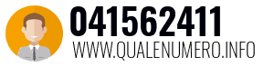 Numero di telefono 041562411 041562411