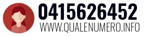 Numero di telefono 0415626452 0415626452