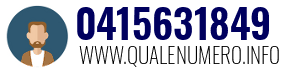 Numero di telefono 0415631849 0415631849
