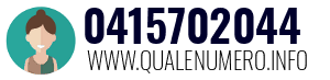 Numero di telefono 0415702044 0415702044