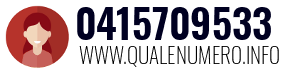Numero di telefono 0415709533 0415709533