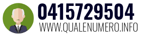 Numero di telefono 0415729504 0415729504