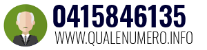 Numero di telefono 0415846135 0415846135