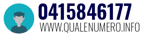 Numero di telefono 0415846177 0415846177