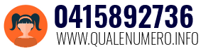 Numero di telefono 0415892736 0415892736