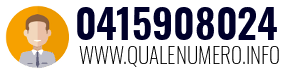 Numero di telefono 0415908024 0415908024