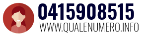 Numero di telefono 0415908515 0415908515