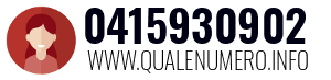 Numero di telefono 0415930902 0415930902