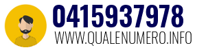 Numero di telefono 0415937978 0415937978