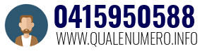 Numero di telefono 0415950588 0415950588