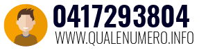 Numero di telefono 0417293804 0417293804