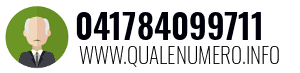 Numero di telefono 041784099711 041784099711