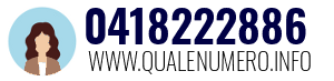 Numero di telefono 0418222886 0418222886