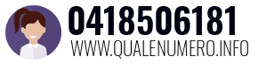 Numero di telefono 0418506181 0418506181