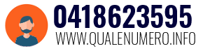 Numero di telefono 0418623595 0418623595