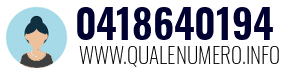 Numero di telefono 0418640194 0418640194