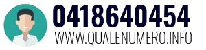 Numero di telefono 0418640454 0418640454