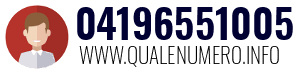 Numero di telefono 04196551005 04196551005