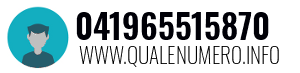 Numero di telefono 041965515870 041965515870