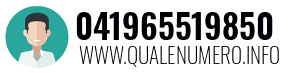 Numero di telefono 041965519850 041965519850