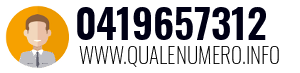 Numero di telefono 0419657312 0419657312