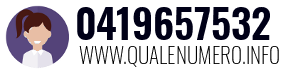 Numero di telefono 0419657532 0419657532