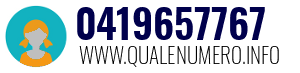 Numero di telefono 0419657767 0419657767