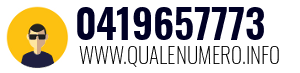 Numero di telefono 0419657773 0419657773