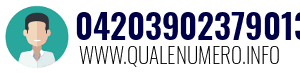 Numero di telefono 0420390237901337 0420390237901337