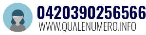 Numero di telefono 0420390256566927 0420390256566927